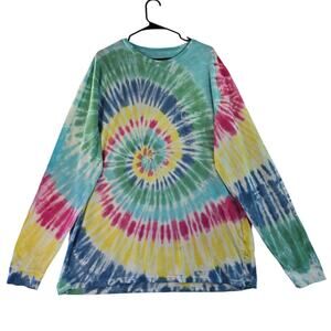 Vineyard Vines Women's Longsleeve Graphic Tie Dye Shirt Size XL